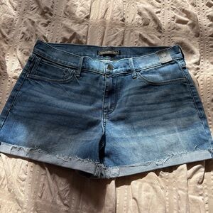 Abercrombie & Fitch Women's Blue Denim Shorts